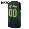 Dres Boston Celtics Prilagođeni Nike 2024-25 City Edition Crno Swingman - Dječji